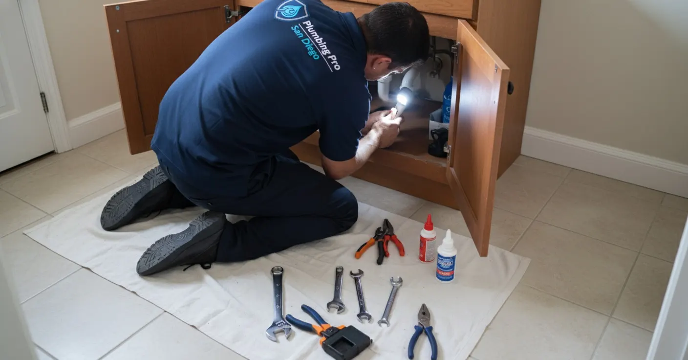 Shut the water off before the damage spreads in a San Diego house